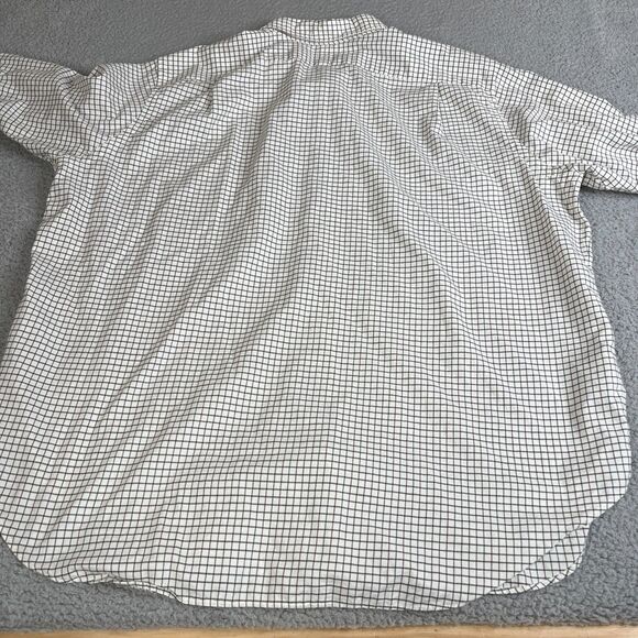 Polo Ralph Lauren Shirt Mens 2XB Big Gray Burgundy Check Button Long Sleeve Pony - Picture 8 of 12